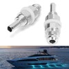 2pcs AN6-5/16 Hose Barb Adapter Aluminum Fuel Pump Tank Fitting