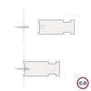 creative cables - Rolé Wooden Wall and Ceiling Pin for