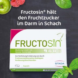 FRUCTOsin STADA - Medizinprodukt bei Fructosemalabsorption - zur Linderung von durch Fruktosemalabsorption bedingten Verdauungsbeschwerden - 1 x 30 Kapseln