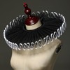 FAD-4U Elizabethan Chiffon Neck Ruff Detachable Collar for Medieval Costume