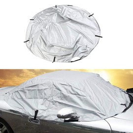 Shkalacar Car Cover Waterproof Compatible Car Cover for Mazda MX-5 MK1 MK2 MK2.5 Soft Top Roof Protector Half Cover Fit