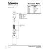 Moen Chrome Deck Mounted Kitchen Soap Dispenser with Above the