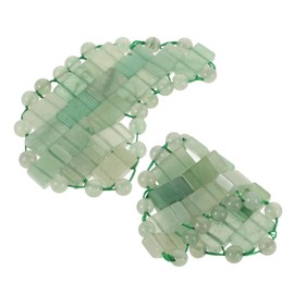 Ipetboom Facial Massage Patch Eye Mask Daily Skincare Supplies Eye Facial Eye Covers Eye Cover for Salon Use Eye Patch Eye Cooling Mask Eye Massage Tools Green Jade