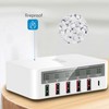 USB Fast Charging Station Wireless Multi Port 6 Ports 50W