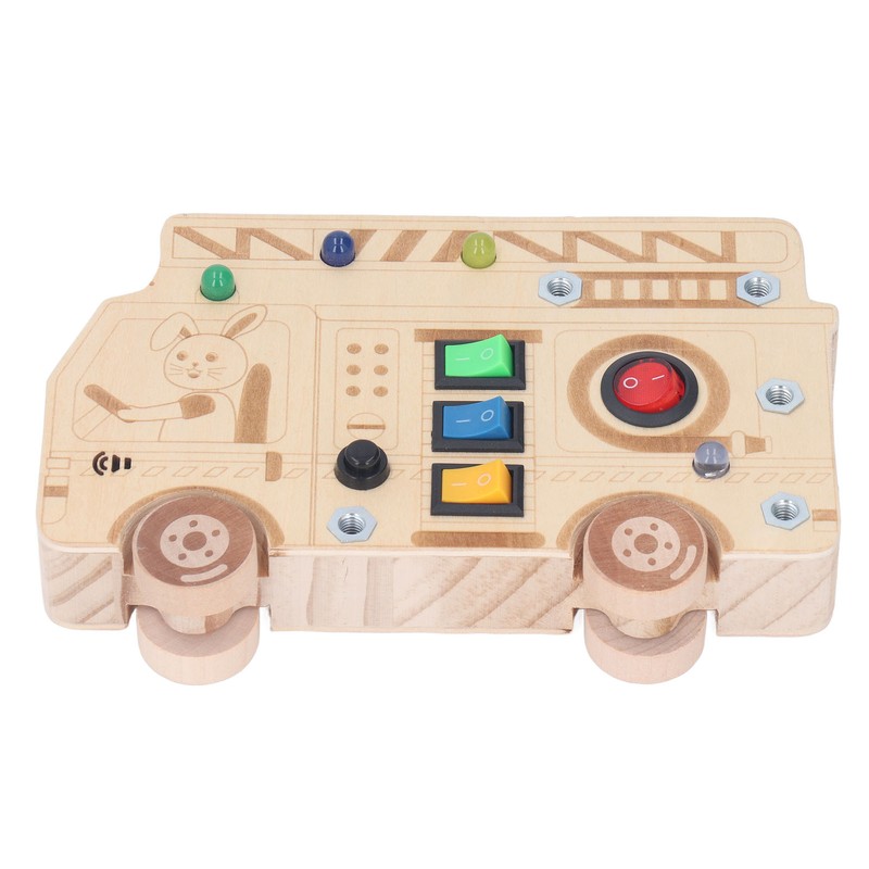 Light Up Switch Sensory Toy Simulation Learning Traffic Rules Exercise