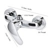 Shower Mixing Valve for Bathroom – G1/2 Wall-Mounted Copper Hot