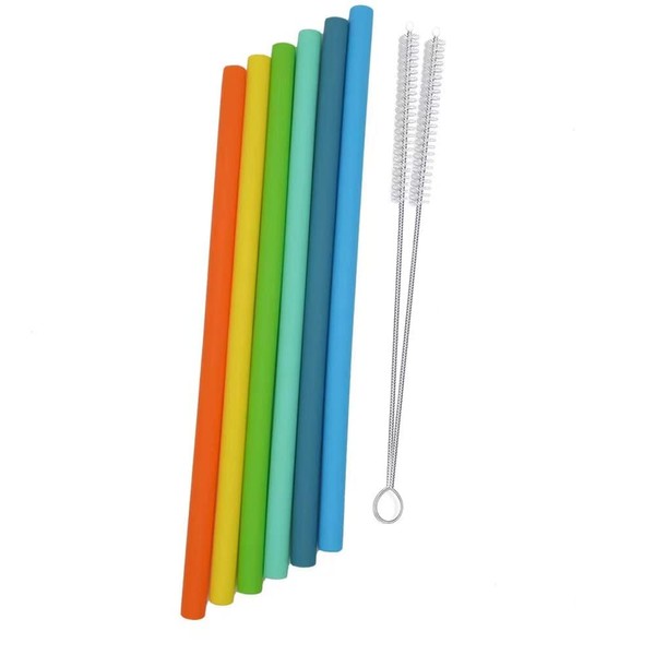 Better-Love Set of 6 Silicone Drinking Straws for 30oz and