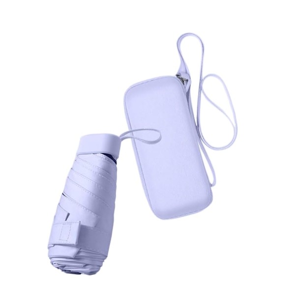 HUAMu Mini Umbrella with UPF50+ Protection, Lightweight Compact Umbrella for