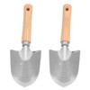 2Pcs Stainless Steel Garden Loose Soil Scoop Wearable Rope Portable