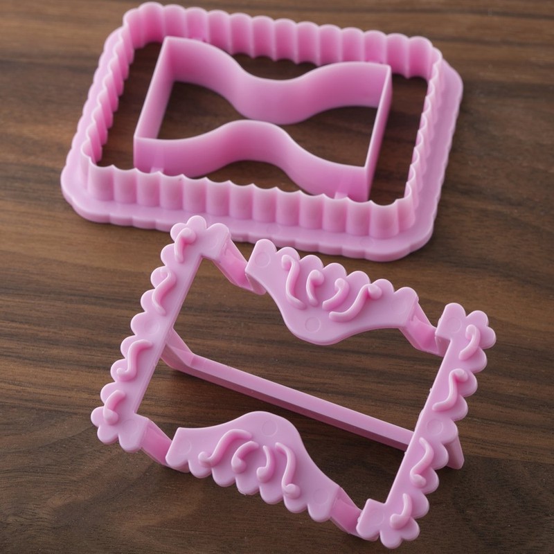 貝印 kai シャカシャカ クッキー型 (砂時計・ミラー) アレンジが楽しい DL8076