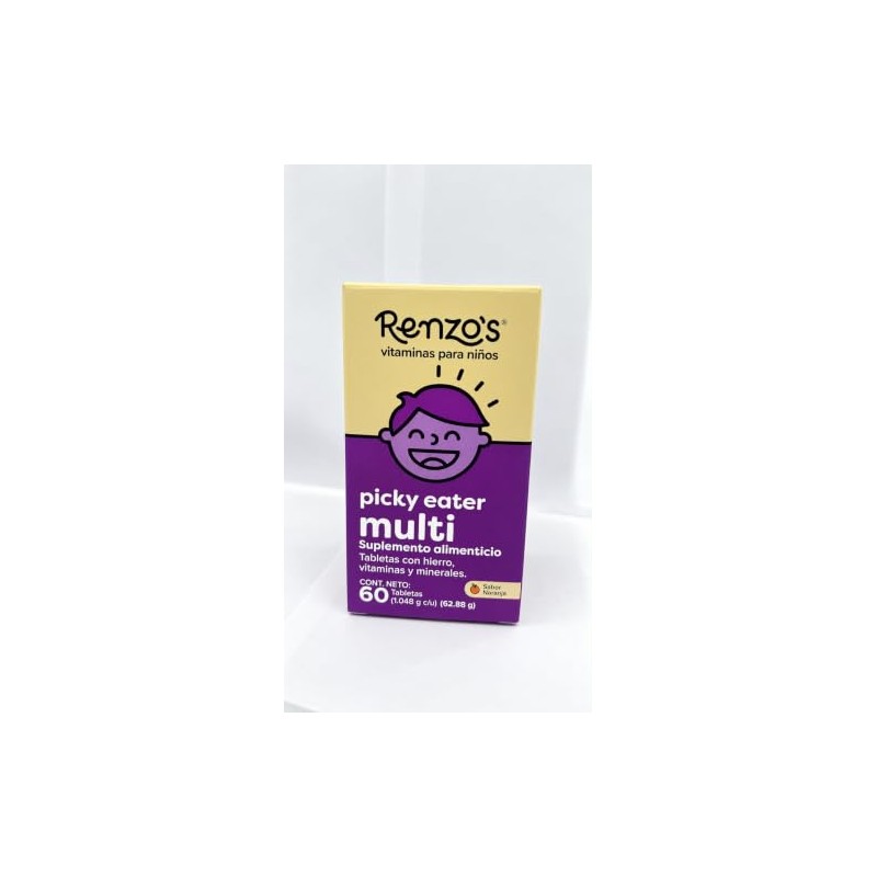 Renzos Picky Eater KIT 2 Multivitaminico para Nios 18 Vitaminas