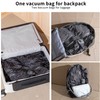 Automatic Vacuum Bag for Travel Luggage with Pump, Reusable Space