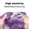 Luarisgur Purple Marble Rollator Walker Accessories Butterfly Pattern Walker Seat