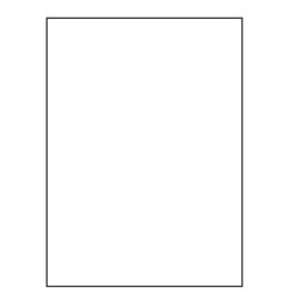 Springhill 50 Sheets - White Lightweight Cardstock - 67#  8.5 x 11