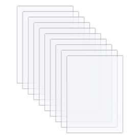 Langaelex 20 Pack of Acrylic Sheets 5x7-0.043" Thick Clear Extruded Plexiglass Sheets for Crafts, Picture Frame, Projects Display & DIY