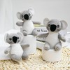 YOUBEMAGIC Koala Plush Dog Toy Squeaky Toy, Interactive Hide and
