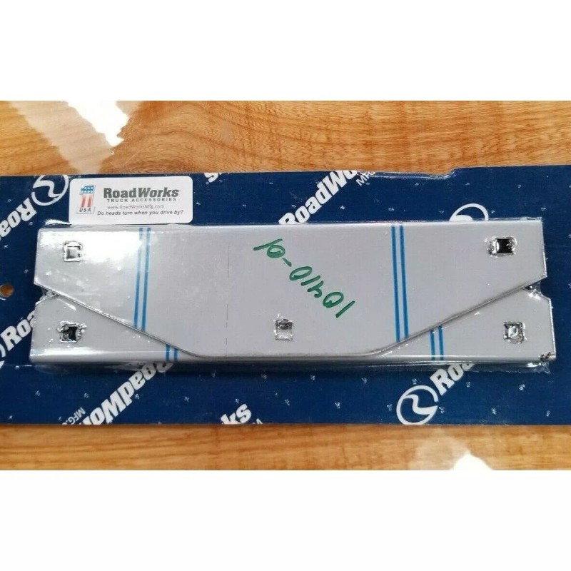 roadworks 10" stainless steel mud flap weights pair front rear