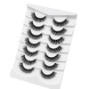 Happy Heartbeat 3D Clear Band False Eyelashes, Cat Eye, Wispy,