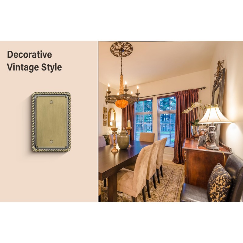 Henne Bery Rope Edge Decorative Wall Plate Switch Plate Outlet