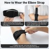 Fefod Tennis Elbow Support Strap, Golfers Elbow Support for Men