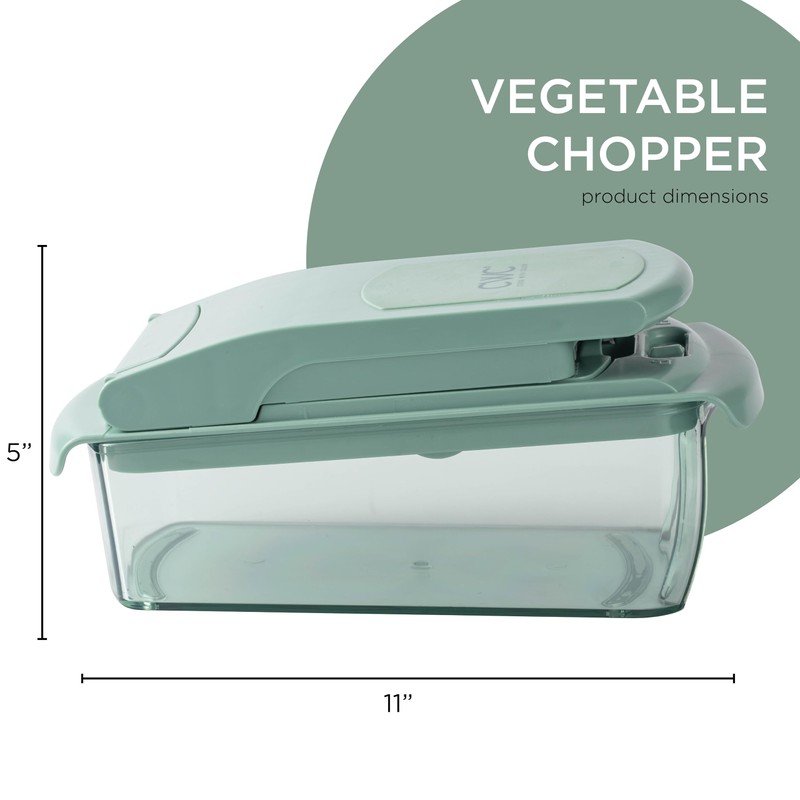 ook with Color Vegetable Chopper - Multifunctional 11 in 1