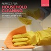 SOL 4prs Rubber Gloves Small, Multipurpose Househould Cleaning Gloves, Non-Slip