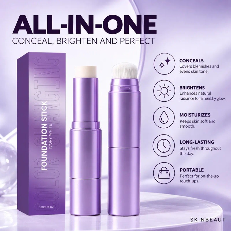 Base 2en1 Tono Adaptable-waterproof+corrector Tono Blanco