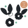 Kooshoo 3 in 1 Bow Scrunchie, Black