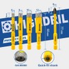 HIGHDRIL Dry Diamond Drill Bits Set 5pcs - 6/8/10/12mm Quick