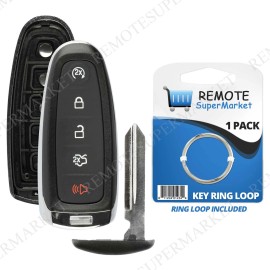 RemoteSuperMarket Replacement for 2013-2016 Ford Flex Taurus Remote Key Fob Shell Case + Insert