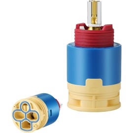 Unbranded JL02BJ HL-40 40mm Ceramic Pressure Balance Cartridge for Tub and Shower Faucet