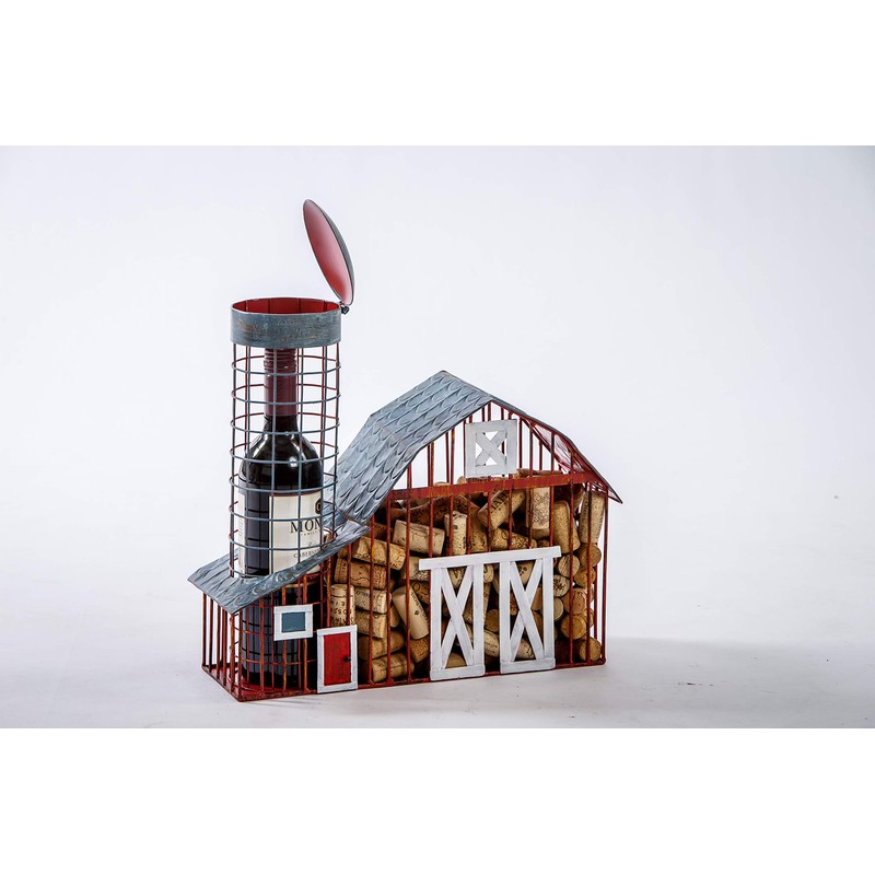 Farm House Barn Design Cork Caddy Wine Cork holder Displays
