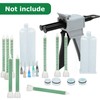 YOUNTHYE 25PCS Epoxy Mixing Nozzle 6.3 inch Mixer Plastic Resin