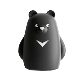 1pc Bear-Shaped Push Down Bottle Opener with Magnetic Design - Portable and Easy to Use for Home, Bars, Picnics, Camping, and Hiking (Black)