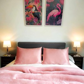 Millie & Boo Silk Pillowcase - 22 Momme Organic Silk Pillowcases for Hair and Skin, White 50x75cm with Zipper Closure & Gift Box - Luxury Pillow Case for Women, 6A Grade Silk (Pink)