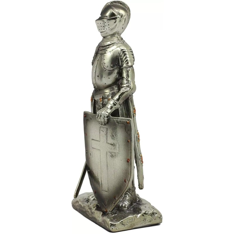 Medieval Knight With Sword and Shield 7" Height Suit Of