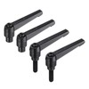 sourcing map 4pcs Clamping Lever Adjustable Handle Set Metric M8