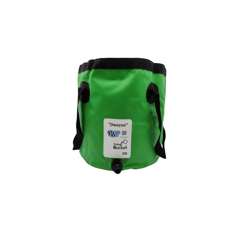 PBP Folding Bucket 20L - "DWAYNE" With Quick Hose Connector