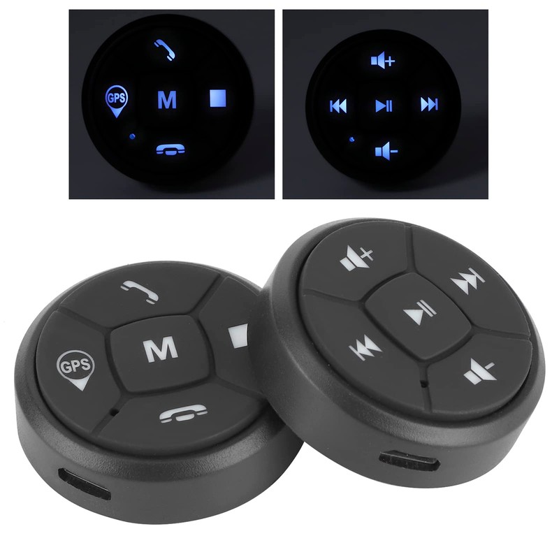 Steering Wheel Remote Control, Wireless Media Button, Car Audio Steering
