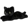 Black Cat Stuffed Animals, Microwavable Stuffed Animal Adorable Fluffy Cat