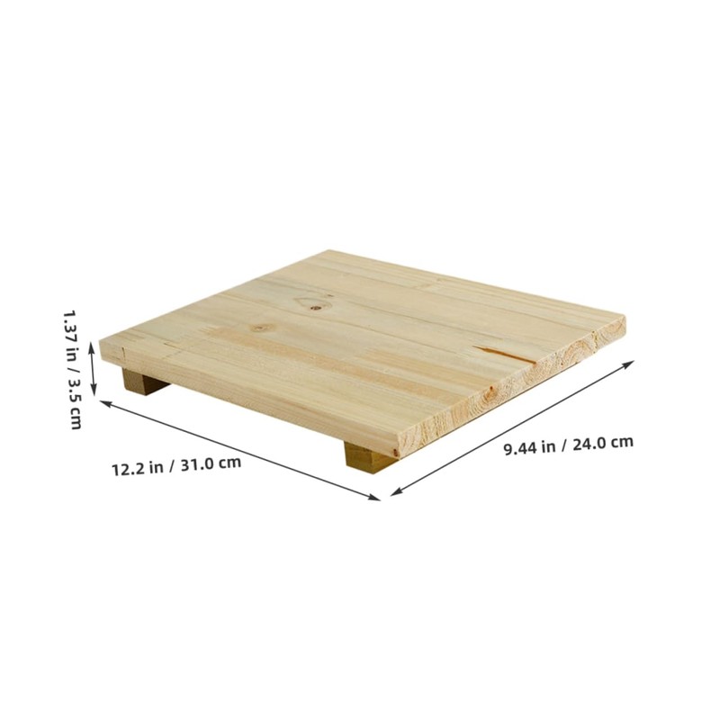 Operitacx Solid Wood Pottery Clay Board Cutting Sculpture Board Mason