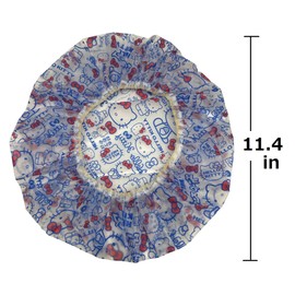 Friend サンリオ ハローキティ シャワーキャップ 伸縮性 再利用可能 EVAプラスチック 入浴ヘアキャップ