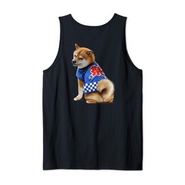 Shiba Dog Wear Traditional Japanese Happi Coat For Festival Tank Top
