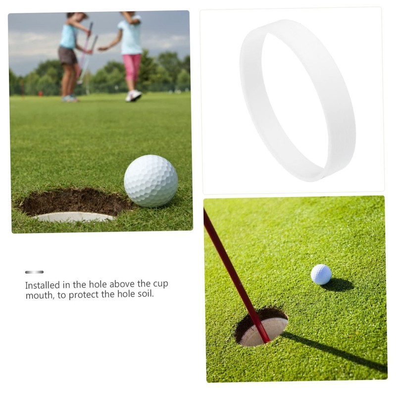 BESPORTBLE Putting Cup Rings Durable Plastic Golf Accessories for Training