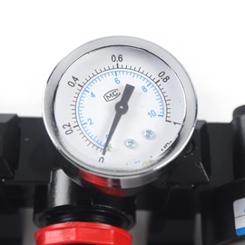 Air Compressor Water Trap Air Compressor Regulator Filter with Gauge Air Pressure Compressor Oil Water Separator Air Compressor Water Trap Combo Kit