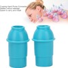 Seadiquiet 2Pcs Blue Vacuum Cupping Pump Nozzle Tip, 2pcs Replacement