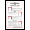 Zieglerworld Framed Art - National Shuffleboard Table Rules Poster -