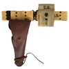 Original WWII M1936 Webbing Canvas Pistol Belt with M1911 Colt