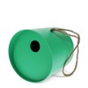 Round Bamboo Fibre Birdhouse - Green