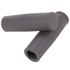 Handlebar Grips Bicycle Bicycle Grips Ergonomic 1 Pair Non-Slip Handlebar Grips Quality Rubber with Rubber (Black)